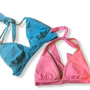 Two Halter Bikini Swimsuit Tops Women’s XL